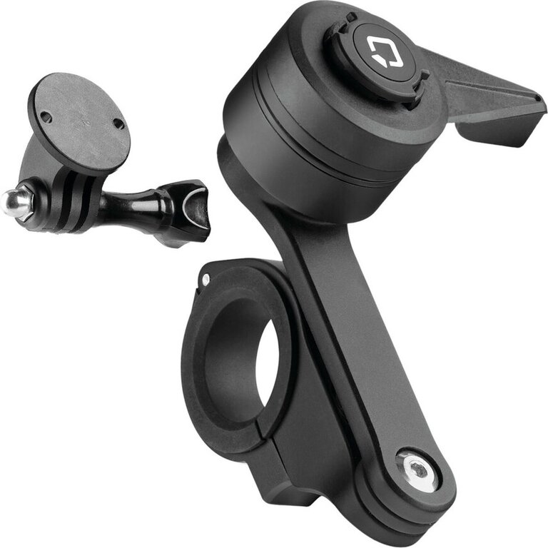 Optiline Optiline Waterdichte Telefoonhouder Motor Stuurbevestiging Met Quick release & Action Cam Adapter Incl. Anti Vibratie