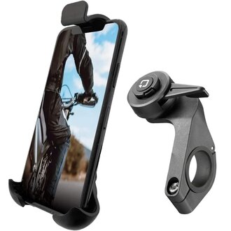 Optiline Optiline Telefoonhouder Fiets Fatbike E-Bike Stuurbevestiging Met Quick Release & Action Cam Adapter Optiline Optiline Telefoonhouder Fiets Fatbike E-Bike Stuurbevestiging Met Quick Release & Action Cam Adapter