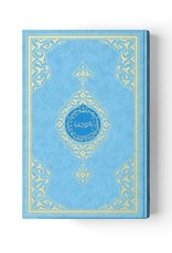 Kur'an-ı Kerim (Orta Boy 2 Renkli, Mavi, Mühürlü)