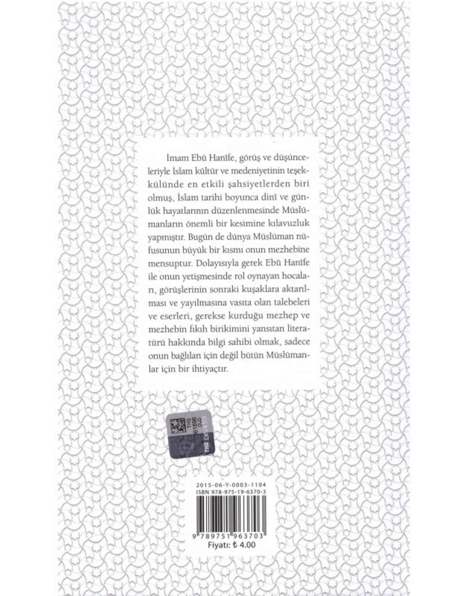 Imam Ebu Hanife ve Hanefi Mezhebi