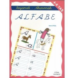 Boyamalı ve Alıştırmalı Alfabe 4-6 Yas