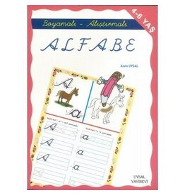 Boyamalı ve Alıştırmalı Alfabe 4-6 Yas