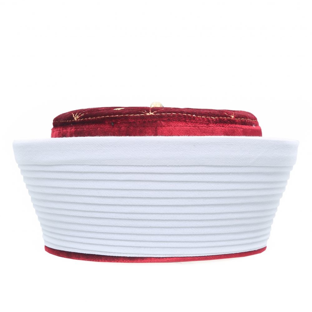 Luks Kadife Imam Sarığı Bordo