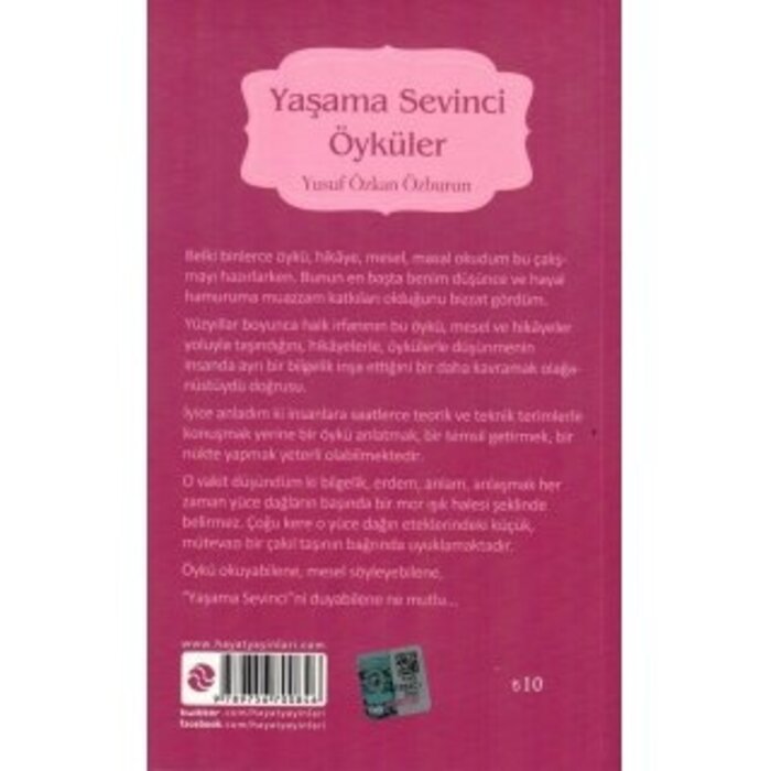 Yusuf Ozkan Ozburun Yaşama Sevinci Öyküler