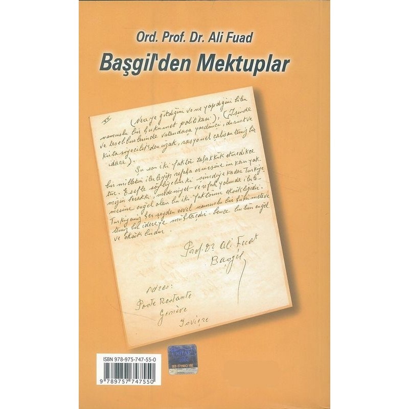 Ali Fuad Başgilden Mektuplar