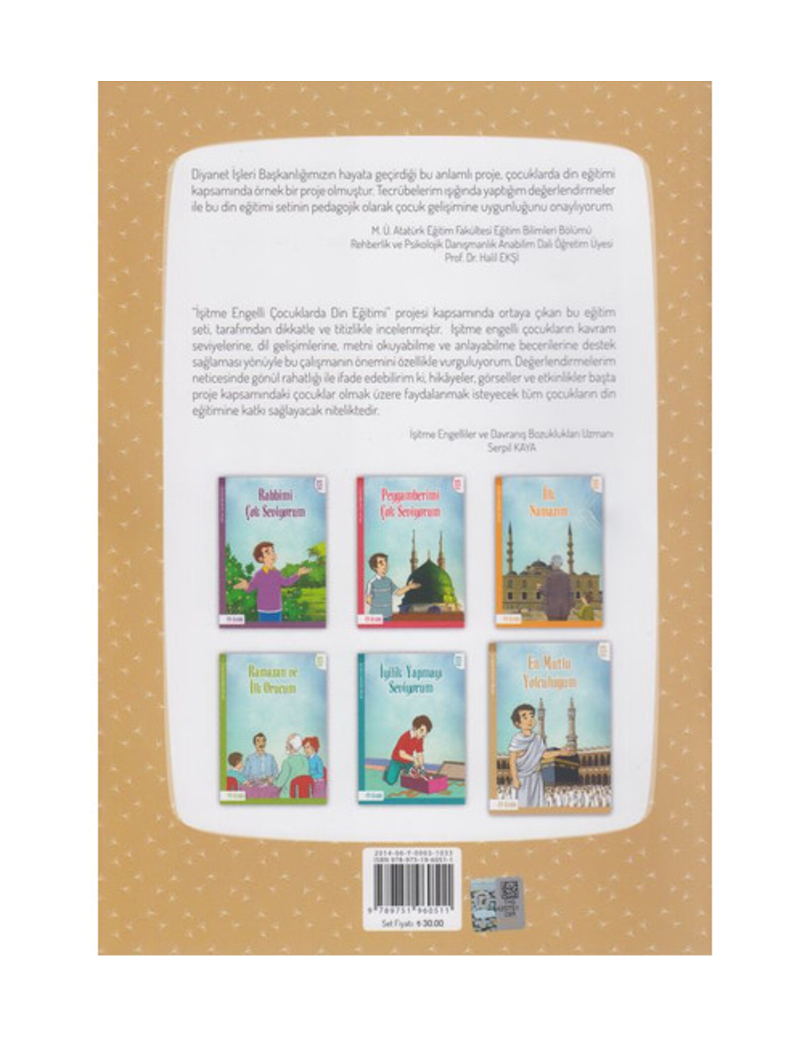 Rabbimi Çok Seviyorum İşitme Engelli Çocuklarda Din Eğitimi Seti