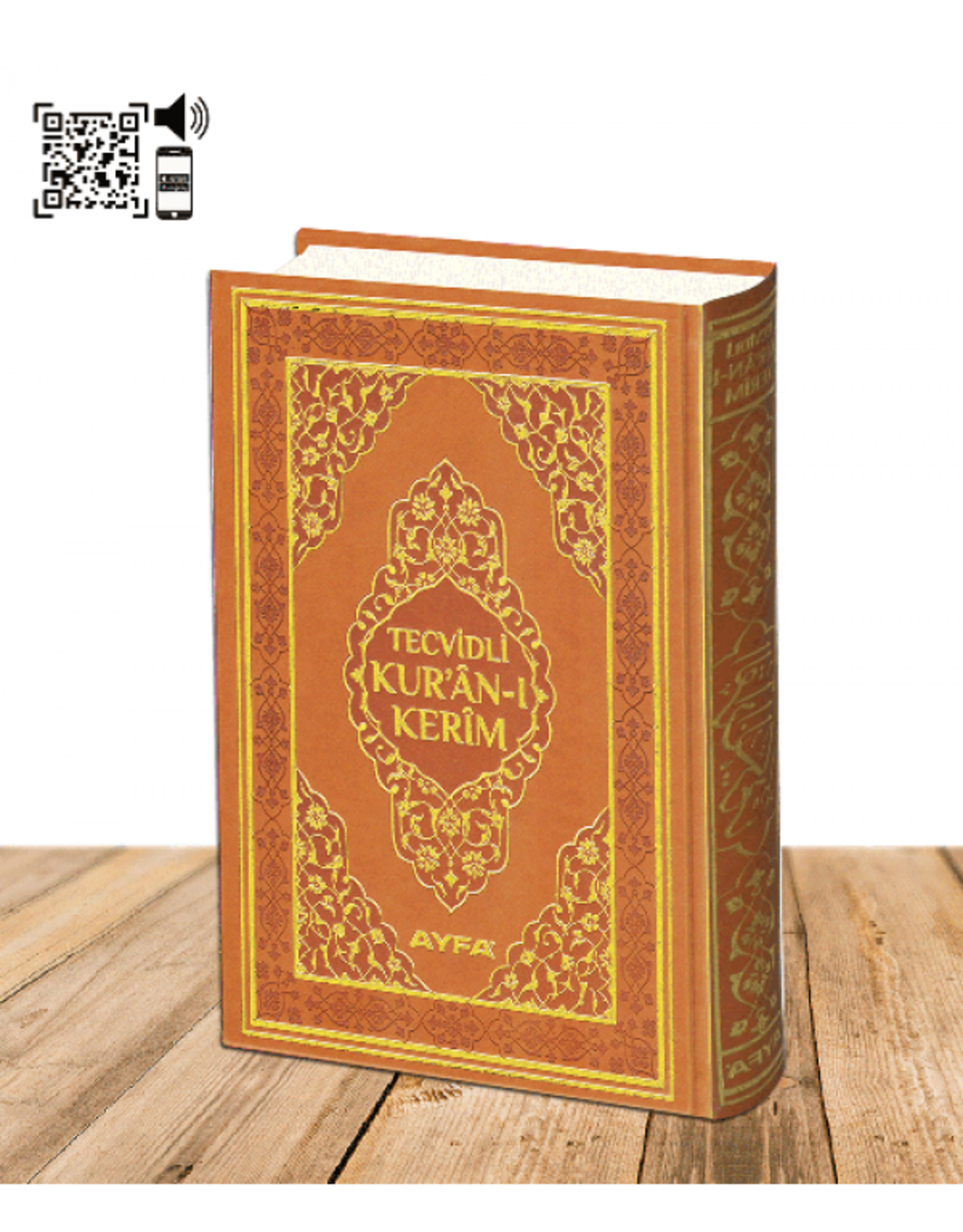 Ayfa Tecvidli Kur'anı Kerim Orta Boy (Mavi-Kirmizi-Siyah-Lacivert-Pembe-Yesil ve Kahverengi Renk)