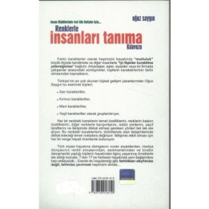Renklerle Insanları Tanıma Kılavuzu