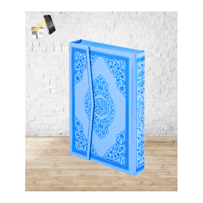 Ayfa Kur'an-ı Kerim Rahle Boy Mavi Renk