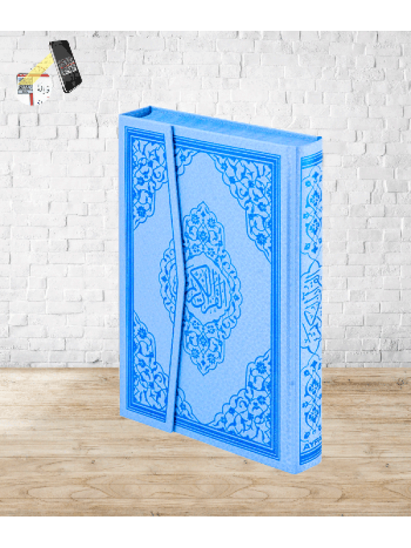 Ayfa Kur'an-ı Kerim Rahle Boy Mavi Renk