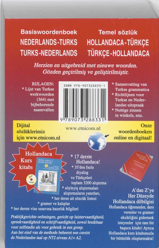 Küçük Boy Sözlük Basiswoordenboek Nederlands - Turks en Turks - Nederlands