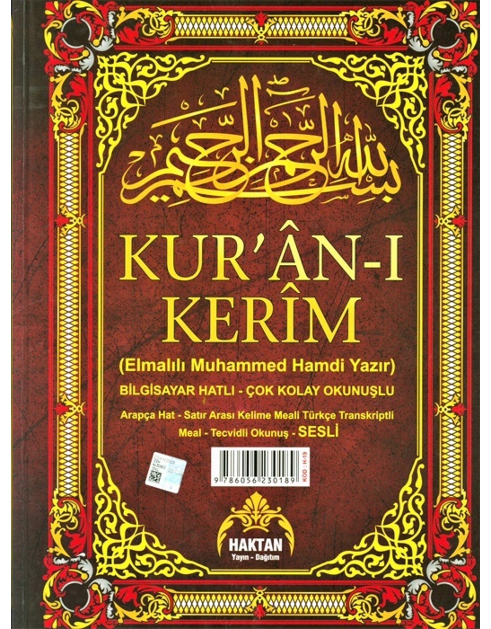 Kuranı Kerim Beşli Meali Cami Boy