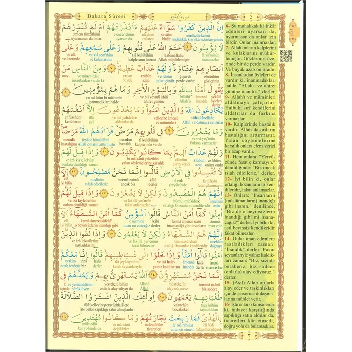 Kuranı Kerim Beşli Meali Cami Boy