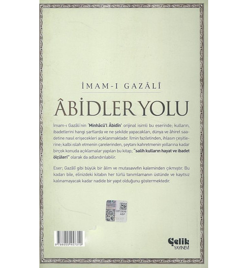 Imam Gazali Abidler Yolu