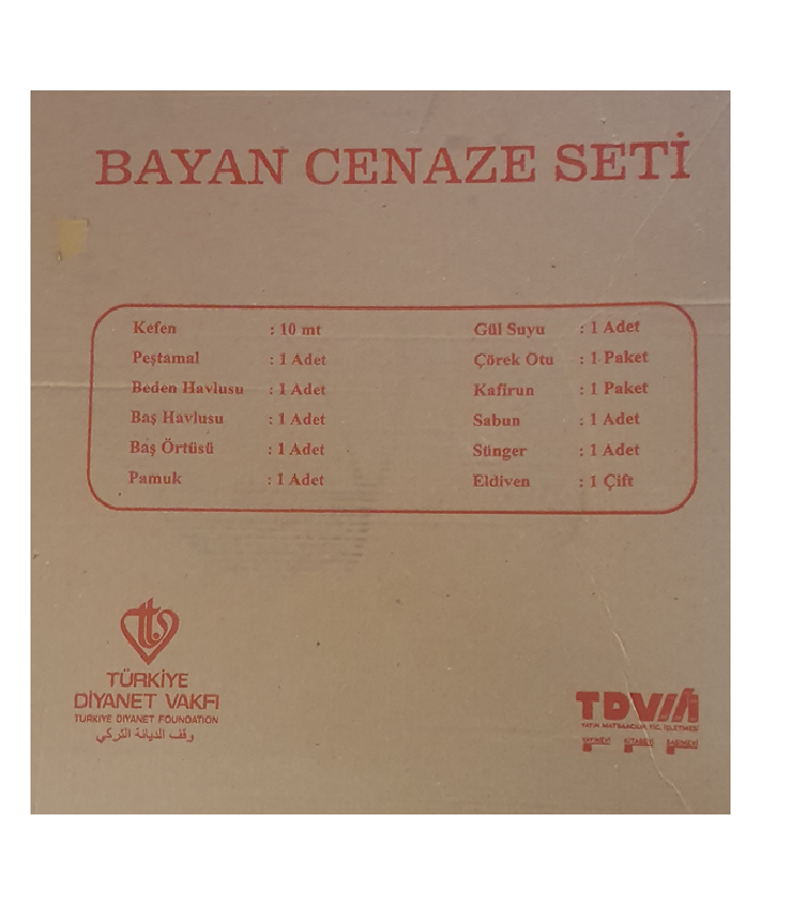 Bayan Cenaze Seti/ Wastas vrouw