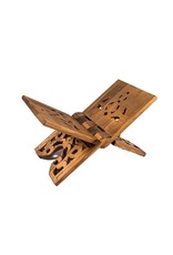 Ahşap Rahle Selçuklu Delikli Oymalı Mini 35 cm TS011