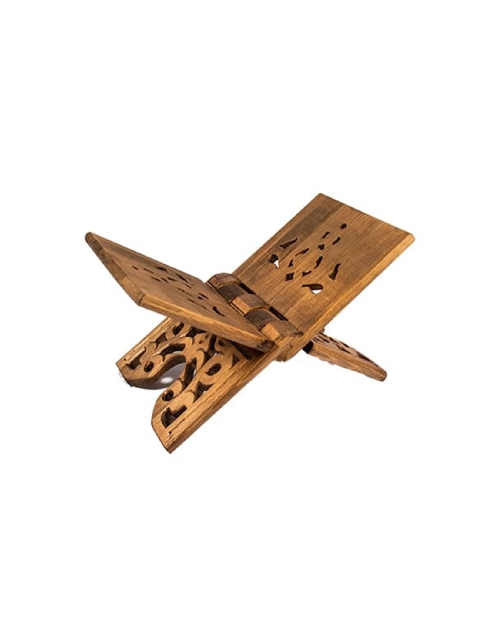 Ahşap Rahle Selçuklu Delikli Oymalı Mini 35 cm TS011