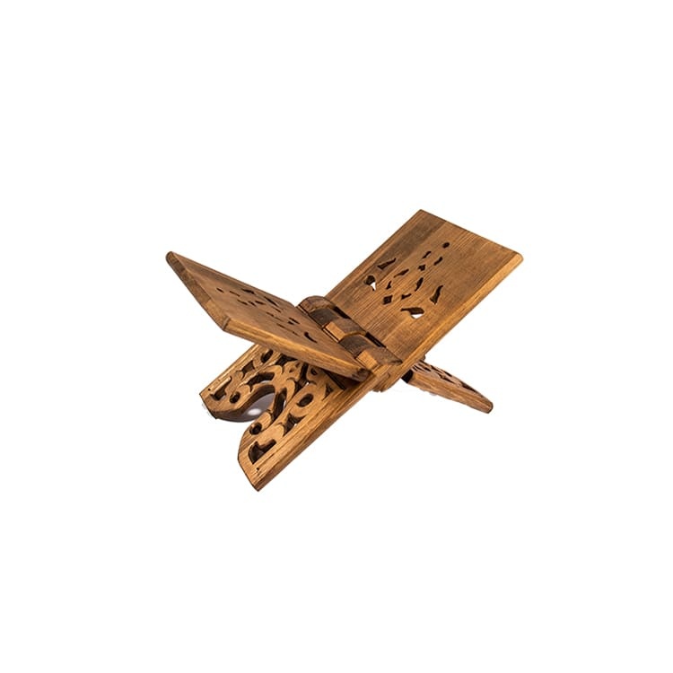 Ahşap Rahle Selçuklu Delikli Oymalı Mini 35 cm TS011