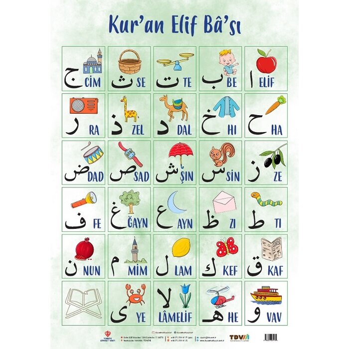 Kuran Elif Bası Poster 50X70