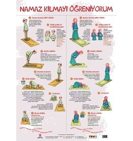 Namaz Kılmayı Öğreniyorum Poster 50X70