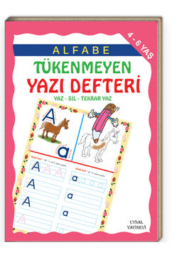 Alfabe Tükenmeyen Yazı Defteri