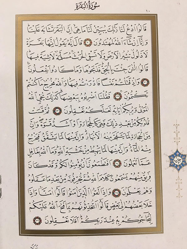 Kur'ani Kerim  Hatim Cüzü Küçük Boy