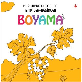 Kuranda Adı Geçen Bitkiler Besinler Boyama Kitabı