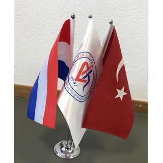 Bayrak Masa Üstü 3 lü Bayrak
