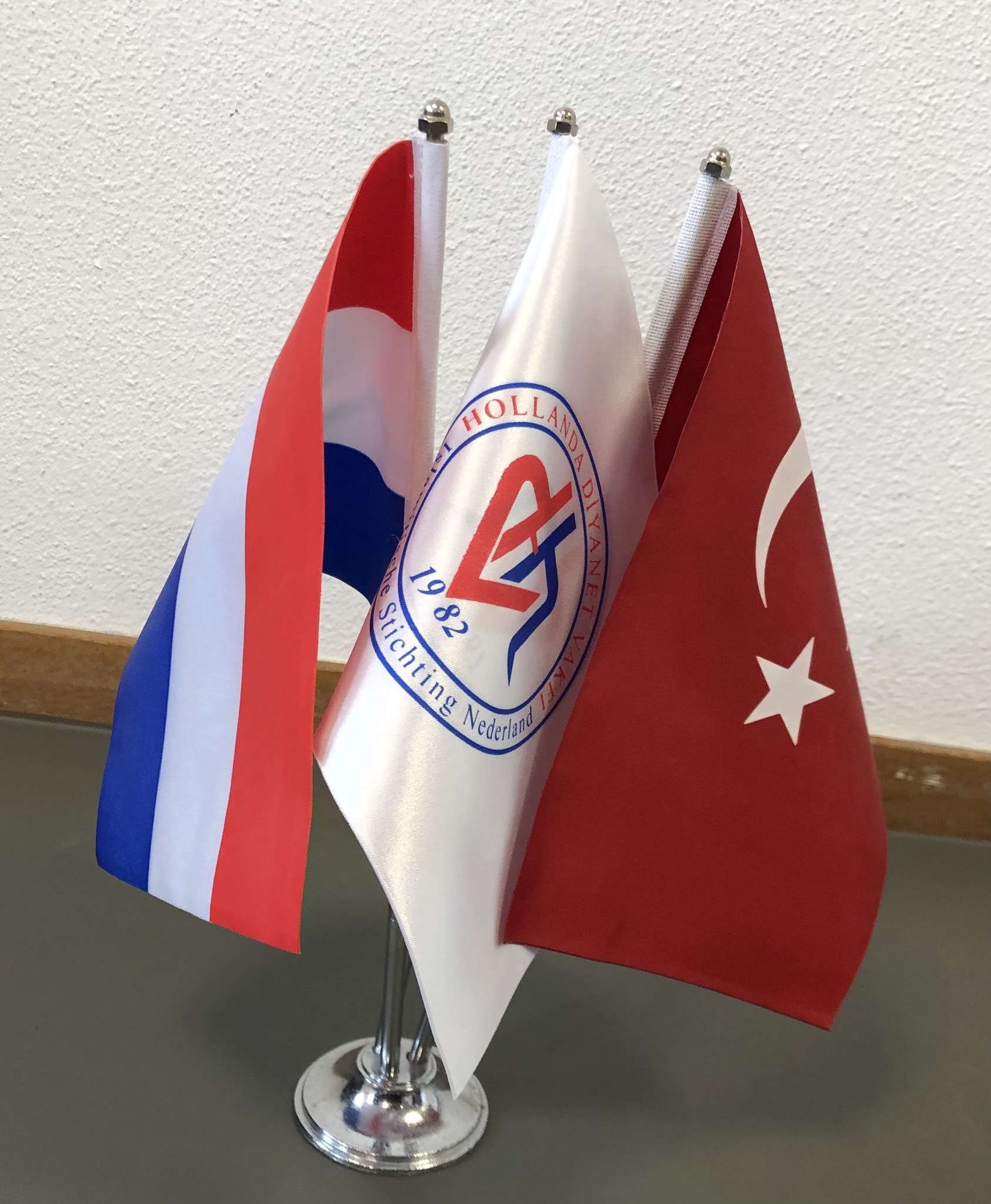 Bayrak Masa Üstü 3 lü Bayrak