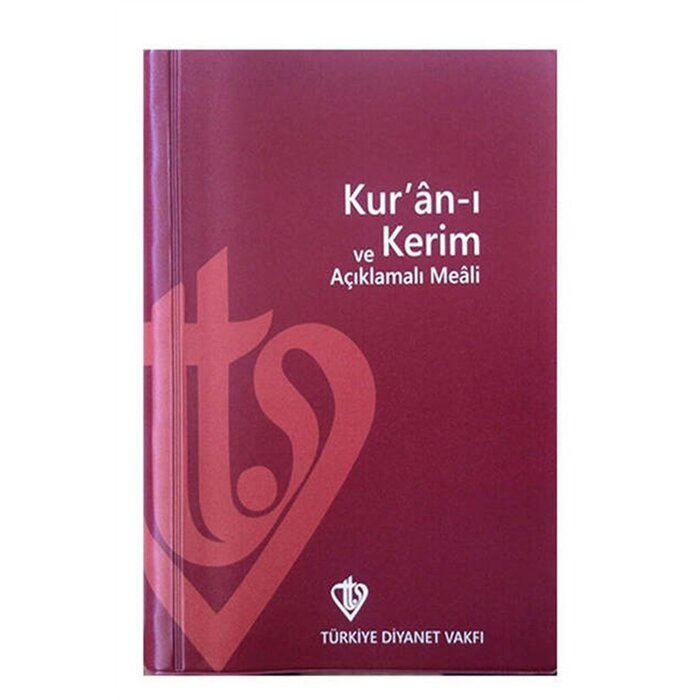 Kuranı Kerim Açıklamalı Meali Cep Boy Metinsiz Plastik Kapak