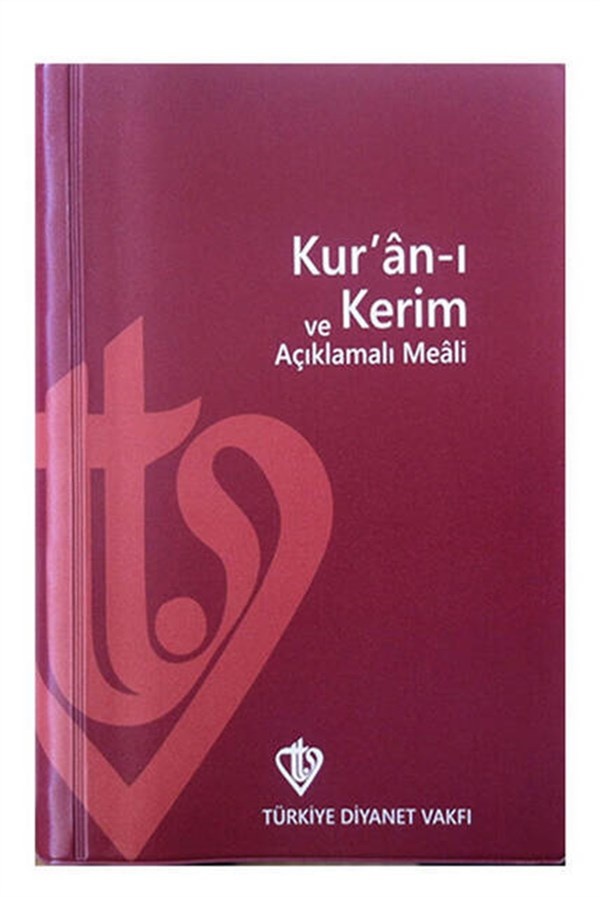 Kuranı Kerim Açıklamalı Meali Cep Boy Metinsiz Plastik Kapak