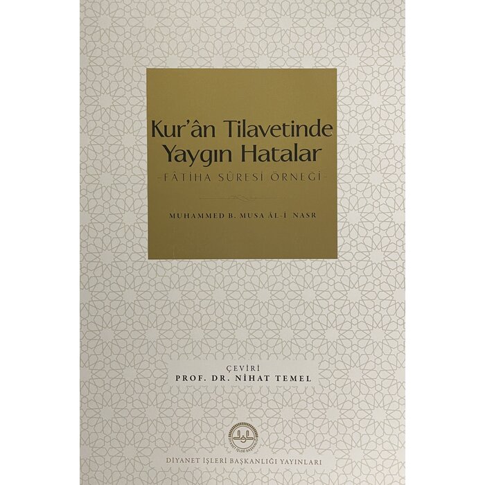 Kuran Tilavetinde Yaygin Hatalar Fatiha Suresi Örnegi
