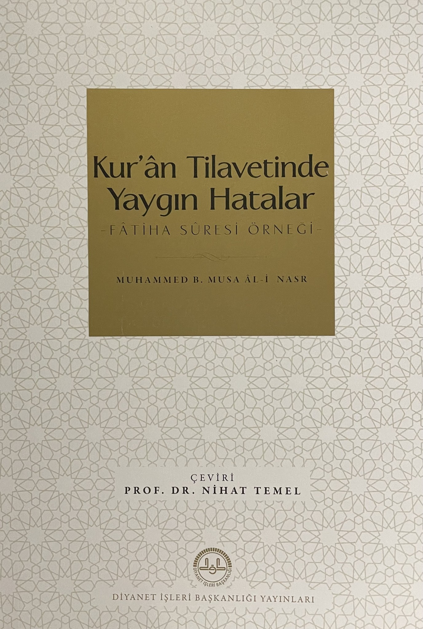 Kuran Tilavetinde Yaygin Hatalar Fatiha Suresi Örnegi