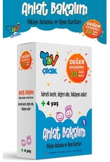 Anlat Bakalim 1 Hikaye Anlatma ve Oyun Kartlari Deger Kazanimli 20 Kart