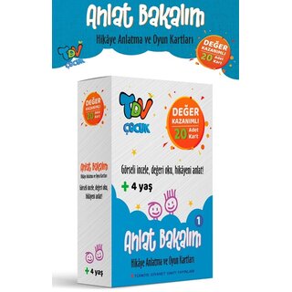 Anlat Bakalim 1 Hikaye Anlatma ve Oyun Kartlari Deger Kazanimli 20 Kart