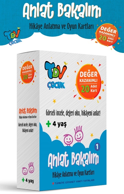 Anlat Bakalim 1 Hikaye Anlatma ve Oyun Kartlari Deger Kazanimli 20 Kart