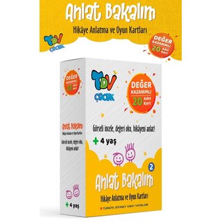 Anlat Bakalim 2 Hikaye Anlatma ve Oyun Kartlari Deger Kazanimli 20 Kart
