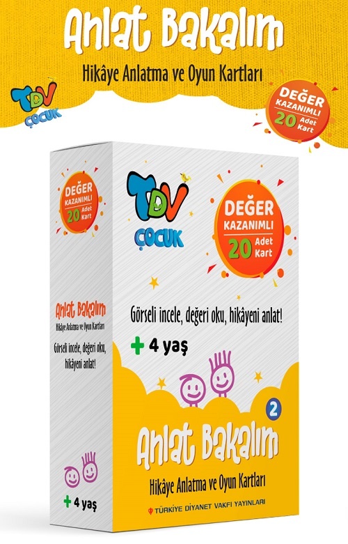 Anlat Bakalim 2 Hikaye Anlatma ve Oyun Kartlari Deger Kazanimli 20 Kart