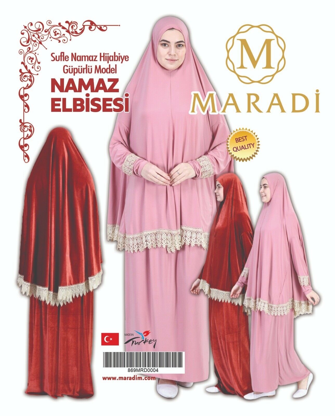Namaz Elbisesi Güpürlü