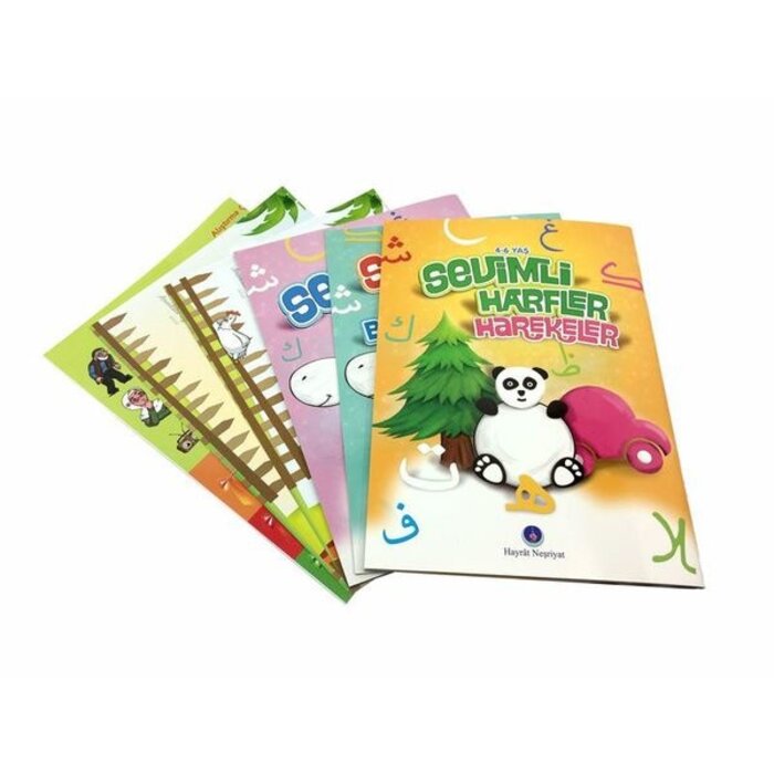 Okul Oncesi Elif Ba Seti  3 kitap 4-6 Yaş