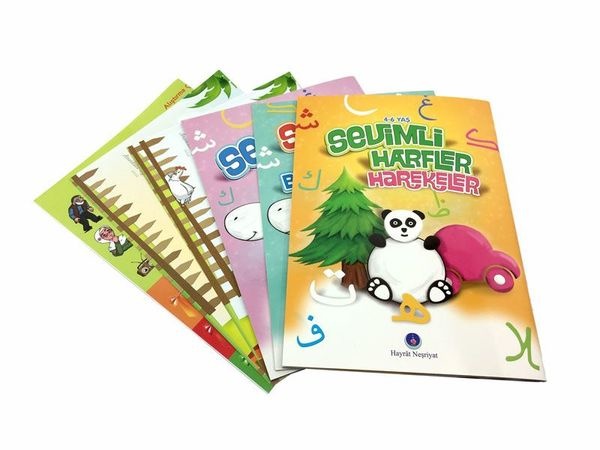 Okul Oncesi Elif Ba Seti  3 kitap 4-6 Yaş