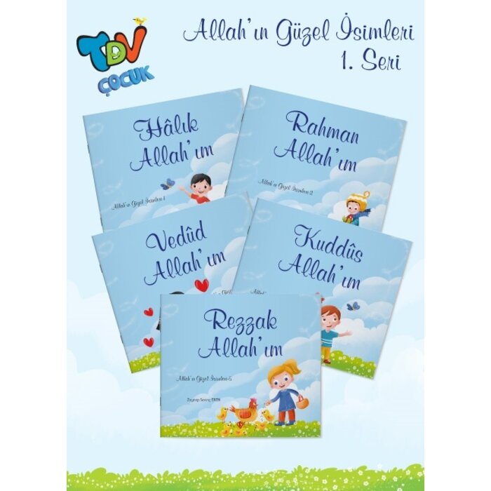 Allahın Güzel İsimleri 1 Seri 5 Kitap Takım