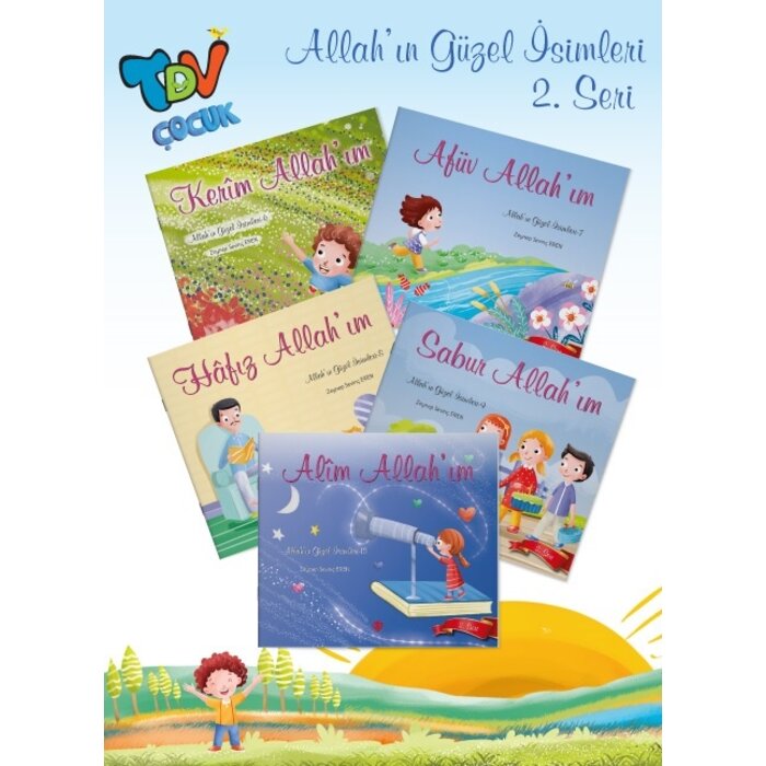 Allahın Güzel İsimleri 2 Seri 5 Kitap Takım