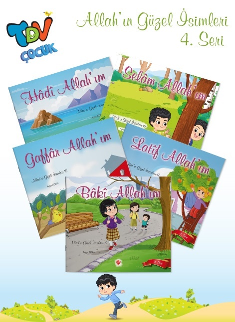 Allahın Güzel İsimleri 4 Seri 5 Kitap Takım