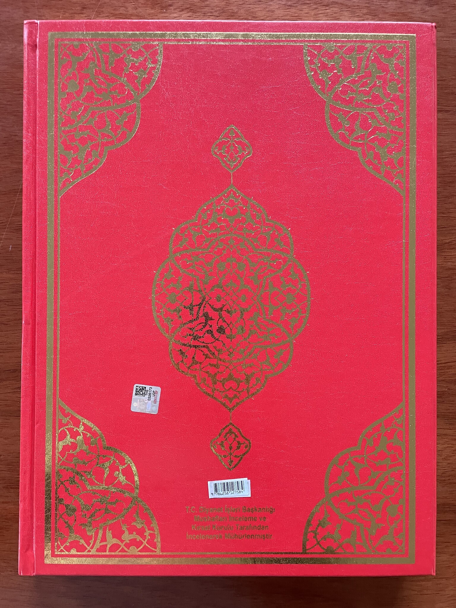 Kuranı Kerim Cami Boy ( Kırmızı - Bordo )