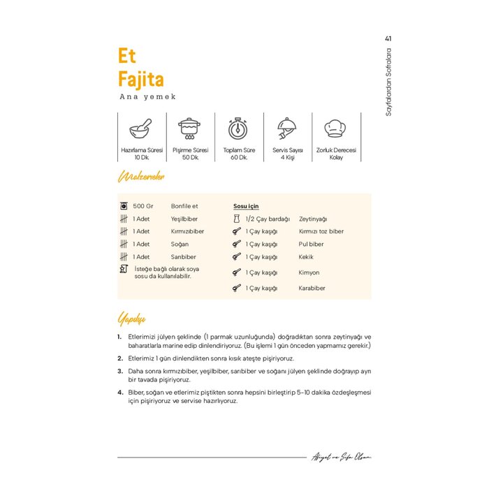 Sayfalardan Sofralara