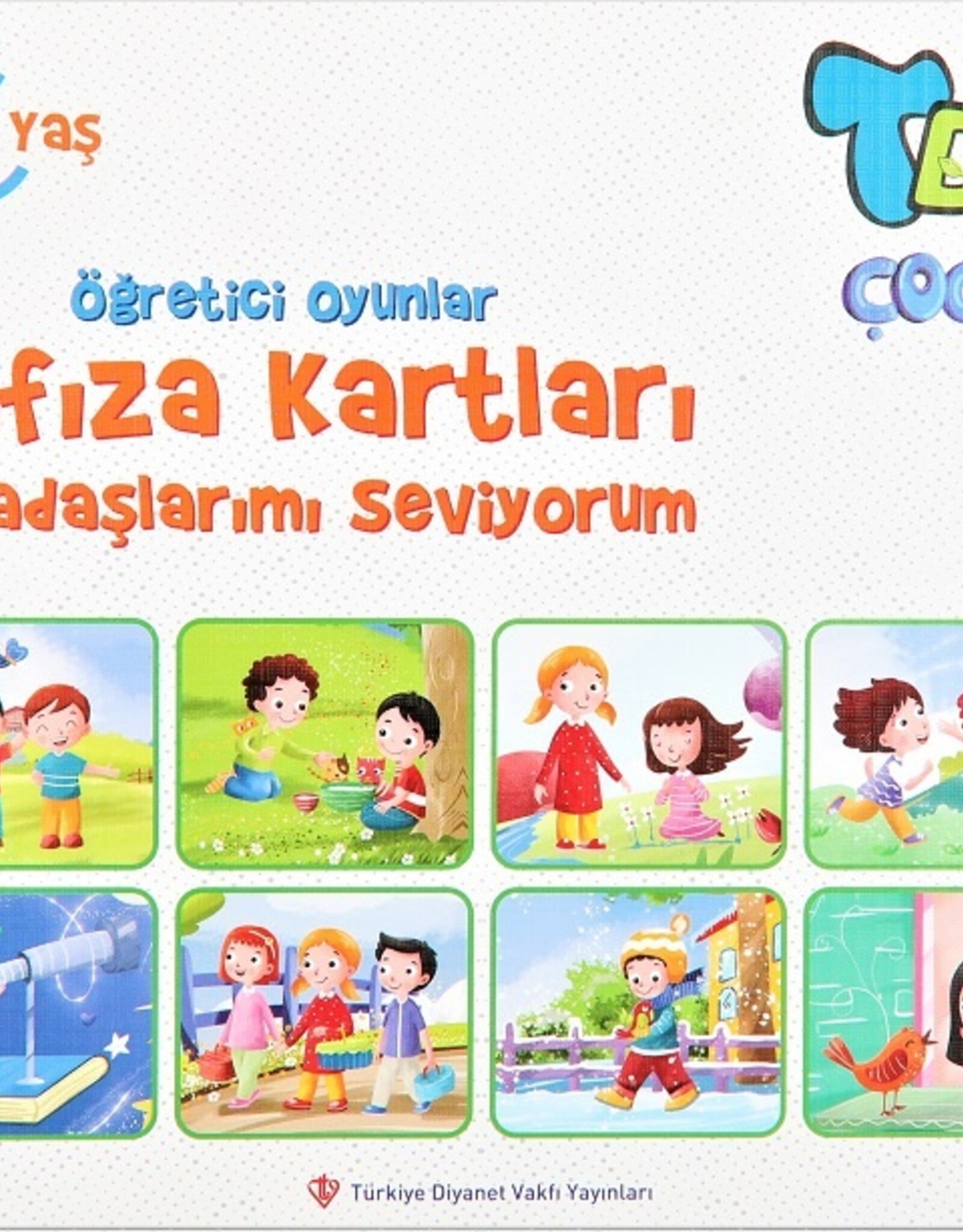 Öğretici Oyunlar Hafıza Kartları Arkadaşlarımı Seviyorum