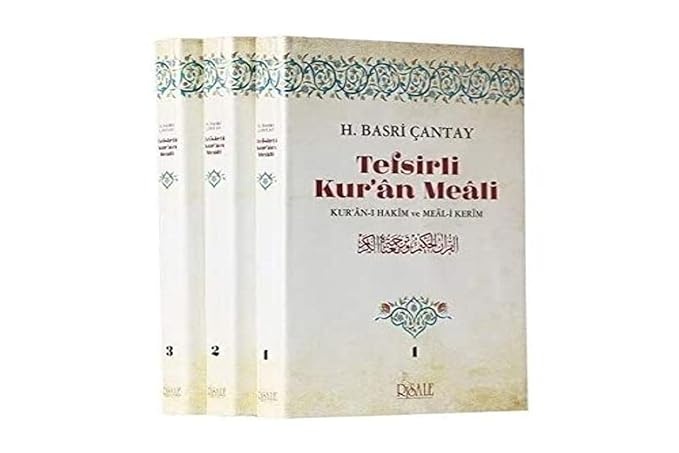 H. Basri Cantay Tefsirli Kuran Meali Ve Kuranı Hakim Ve Meali Kerim 3 Cilt Tam Metin