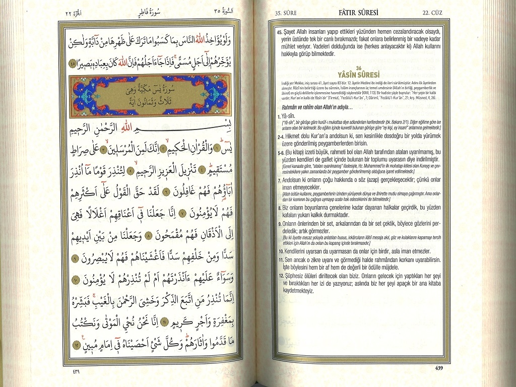 Kuran Yolu Meali Tam Sayfa Rahle Boy