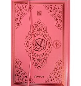 AYFA HDV Baskılı Kur'anı Kerim Orta Boy Pembe Renk